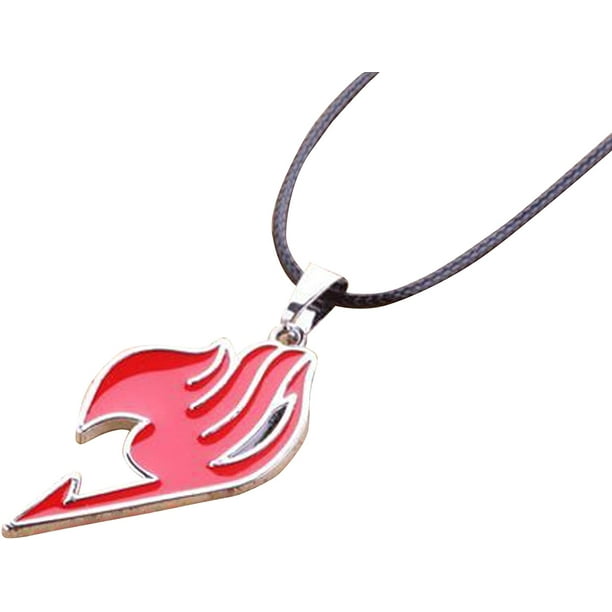 New Anime Fairy Tail Natsu Dragneel Guild Cosplay Red Pendant Necklace New Anime Fairy Tail Natsu Dragneel Guild Cosplay Red Pendant Necklace